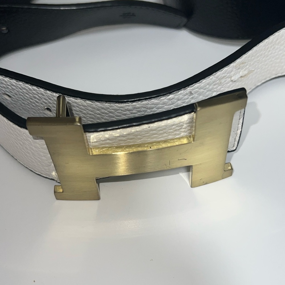 White Hermes Belt